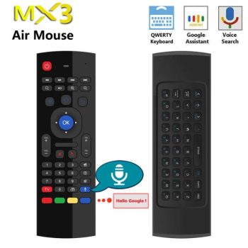MX3 AIR MOUSE VOICE REMOTE CONTROL 2.4G