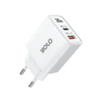 Yolo Dual Port 20w Super Fast Charger With Data Cable – Y-201