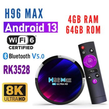 H96 MAX For Led Lcd Android TV 13.0
